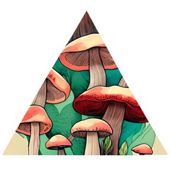 Sorcery Toadstool Wooden Puzzle Triangle by GardenOfOphir