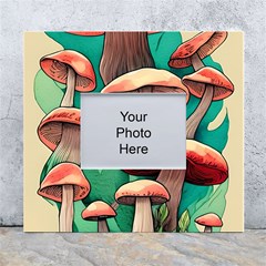 Sorcery Toadstool White Wall Photo Frame 5  X 7  by GardenOfOphir