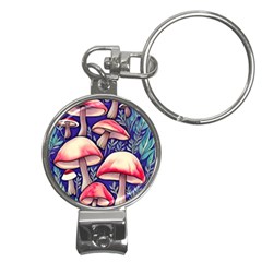 Enchanting Mushroom Enchantress Nail Clippers Key Chain