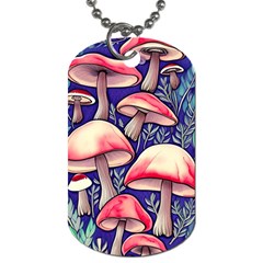 Enchanting Mushroom Enchantress Dog Tag (one Side) by GardenOfOphir