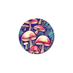 Enchanting Mushroom Enchantress Golf Ball Marker by GardenOfOphir