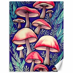 Enchanting Mushroom Enchantress Canvas 12  X 16  by GardenOfOphir