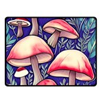 Enchanting Mushroom Enchantress One Side Fleece Blanket (Small) 50 x40  Blanket Front