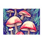 Enchanting Mushroom Enchantress Crystal Sticker (A4) Front