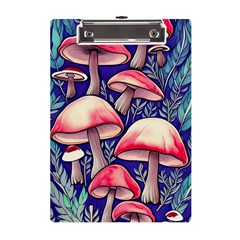 Enchanting Mushroom Enchantress A5 Acrylic Clipboard by GardenOfOphir