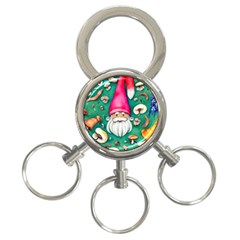 Mojo Chanterelle Glamour 3-ring Key Chain by GardenOfOphir