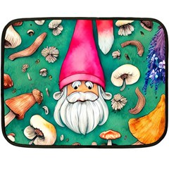 Mojo Chanterelle Glamour One Side Fleece Blanket (mini) by GardenOfOphir