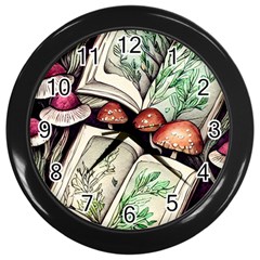 Necromantic Magician Wall Clock (black) by GardenOfOphir