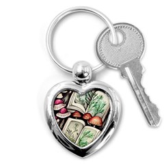 Necromantic Magician Key Chain (heart) by GardenOfOphir