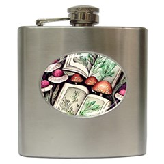 Necromantic Magician Hip Flask (6 Oz) by GardenOfOphir