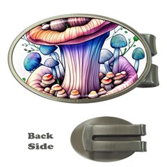 Charming Toadstool Money Clips (oval)  by GardenOfOphir