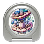 Charming Toadstool Travel Alarm Clock Front