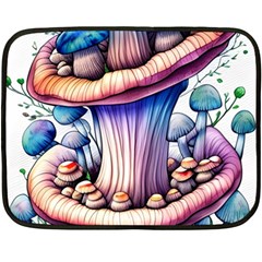 Charming Toadstool Fleece Blanket (mini) by GardenOfOphir