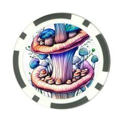 Charming Toadstool Poker Chip Card Guard (10 Pack) by GardenOfOphir