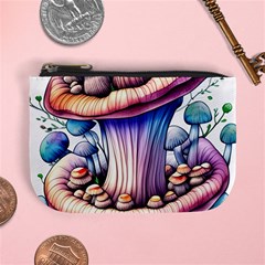 Charming Toadstool Mini Coin Purse by GardenOfOphir