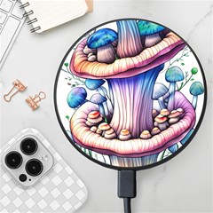 Charming Toadstool Wireless Fast Charger(black)