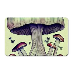 Toadstool Charm For Necromancy And Wizardry Magnet (rectangular) by GardenOfOphir