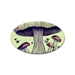 Toadstool Charm For Necromancy And Wizardry Sticker Oval (100 pack) Front