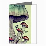 Toadstool Charm For Necromancy And Wizardry Greeting Cards (Pkg of 8) Left