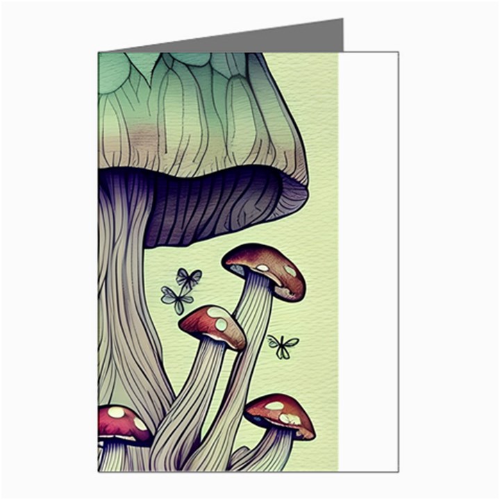 Toadstool Charm For Necromancy And Wizardry Greeting Cards (Pkg of 8)