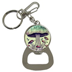 Toadstool Charm For Necromancy And Wizardry Bottle Opener Key Chain by GardenOfOphir