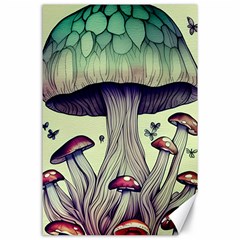 Toadstool Charm For Necromancy And Wizardry Canvas 24  X 36  by GardenOfOphir