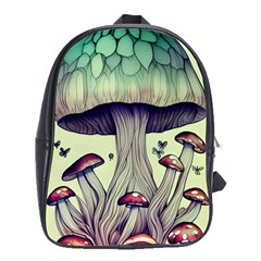 Toadstool Charm For Necromancy And Wizardry School Bag (large) by GardenOfOphir