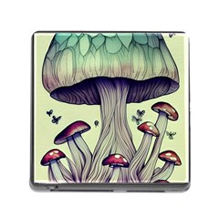 Toadstool Charm For Necromancy And Wizardry Memory Card Reader (square 5 Slot) by GardenOfOphir