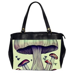 Toadstool Charm For Necromancy And Wizardry Oversize Office Handbag (2 Sides) by GardenOfOphir