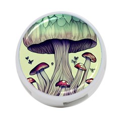 Toadstool Charm For Necromancy And Wizardry 4-port Usb Hub (one Side) by GardenOfOphir