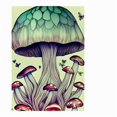 Toadstool Charm For Necromancy And Wizardry Small Garden Flag (two Sides) by GardenOfOphir