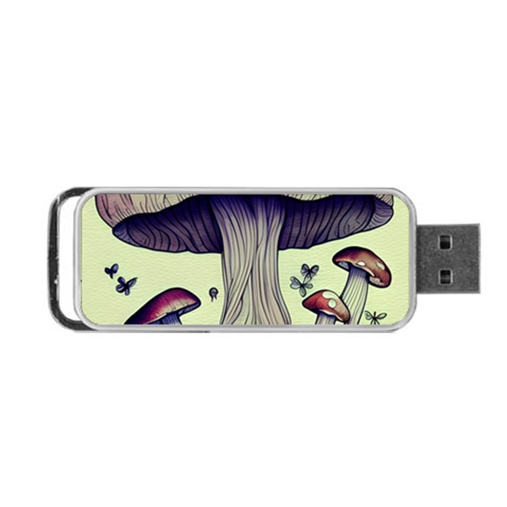 Toadstool Charm For Necromancy And Wizardry Portable USB Flash (Two Sides)