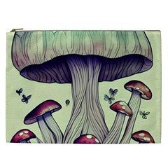 Toadstool Charm For Necromancy And Wizardry Cosmetic Bag (xxl) by GardenOfOphir