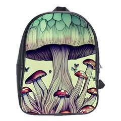 Toadstool Charm For Necromancy And Wizardry School Bag (xl) by GardenOfOphir