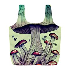 Toadstool Charm For Necromancy And Wizardry Full Print Recycle Bag (l) by GardenOfOphir