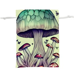 Toadstool Charm For Necromancy And Wizardry Lightweight Drawstring Pouch (xl) by GardenOfOphir