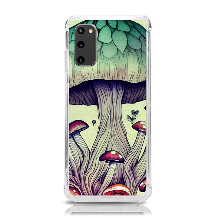 Toadstool Charm For Necromancy And Wizardry Samsung Galaxy S20 6.2 Inch TPU UV Case