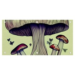 Toadstool Charm For Necromancy And Wizardry Banner And Sign 6  X 3  by GardenOfOphir