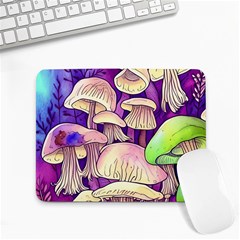 Glamourous Mushrooms For Enchantment And Spellwork Small Mousepad by GardenOfOphir