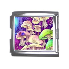 Glamourous Mushrooms For Enchantment And Spellwork Mega Link Italian Charm (18mm)