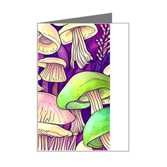 Glamourous Mushrooms For Enchantment And Spellwork Mini Greeting Card