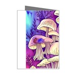 Glamourous Mushrooms For Enchantment And Spellwork Mini Greeting Card Right