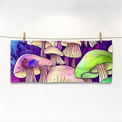 Glamourous Mushrooms For Enchantment And Spellwork Hand Towel by GardenOfOphir