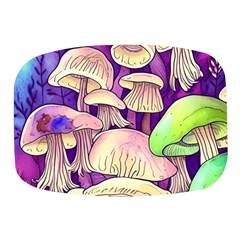 Glamourous Mushrooms For Enchantment And Spellwork Mini Square Pill Box by GardenOfOphir