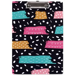 Arts Pattern Design Wallpaper Background Print A4 Acrylic Clipboard by Ravend