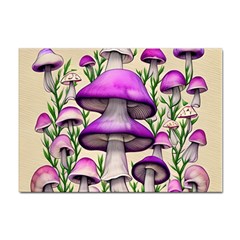 Black Magic Mushroom For Voodoo And Witchcraft Sticker A4 (10 Pack) by GardenOfOphir