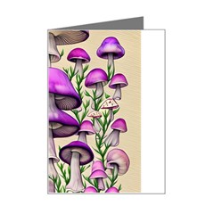 Black Magic Mushroom For Voodoo And Witchcraft Mini Greeting Card