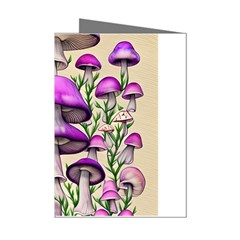 Black Magic Mushroom For Voodoo And Witchcraft Mini Greeting Cards (pkg Of 8) by GardenOfOphir