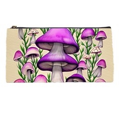 Black Magic Mushroom For Voodoo And Witchcraft Pencil Case by GardenOfOphir