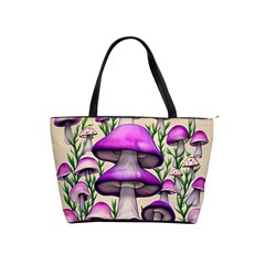 Black Magic Mushroom For Voodoo And Witchcraft Classic Shoulder Handbag by GardenOfOphir